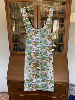 Handmade reversible crossbody apron - Image 1 of 4