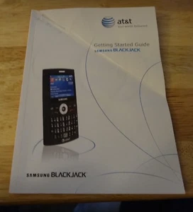Original Samsung Blackjack Cell Phone Instruction Manual AT&T/Cingular - Photo 1 sur 6