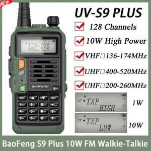 Baofeng TRI-BAND 10W UHF/VHF WALKIE TALKIE ZWEI WEGE RADIO LANGE REICHWEITE TRANSCEIVER - Bild 1 von 54
