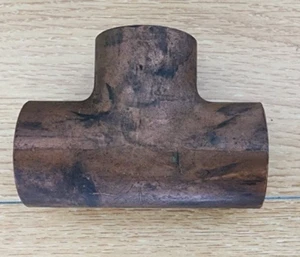 1-1/2"" x 1-1/2"" x 1-1/2"" Kupfer T Druck T *neu alter Lagerbestand* - Bild 1 von 4