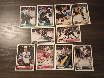 1998-99 UD Choice Preview Base 10 Card Lot - Image 1 of 4