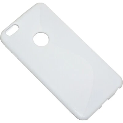 Ssyl Custodia Silicone S-line Cover Tpu Back Gel Case Apple Iphone 6 Plus Bianca - Immagine 1 di 3