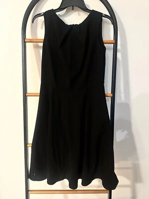EUC - AB Studio Womans Size 8 Black Sleeveless Dress - Image 1 of 3