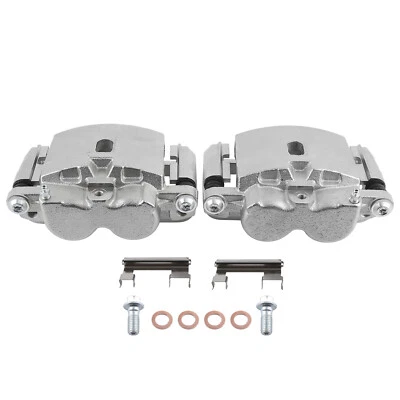 Rear Brake Calipers Kit w/Bracket for Chevrolet Silverado 1500HD / 2500 HD 01-10 - Image 1 of 4