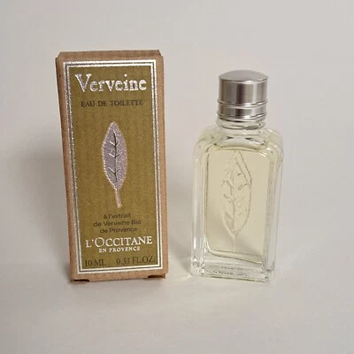 L'Occitane Verveine Eau De Toilette 0,33 oz 10 ml EDT Splash Verbena Travel Foto 1 de 4