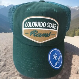 New Colorado State Rams CSU Green Hat Cap Adjustable Snapback Trucker - Picture 1 of 2