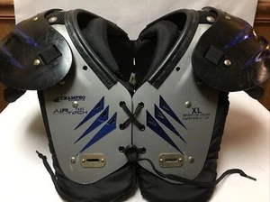 Champro Air Tech 3.2 Grey XL 130 -150 lbs  Football Shoulder Pads EUC!  - Picture 1 of 8