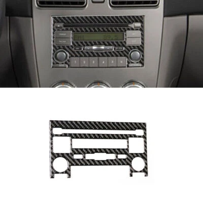 Cubierta decorativa panel reproductor de CD de fibra de carbono para Subaru Forester 2007-2008 Foto 1 de 4