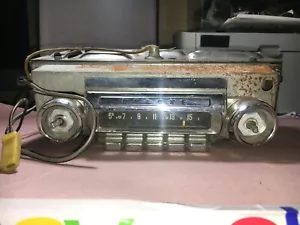 ! Delco Oldtimer Radio 988822 verkauft wie besehen ungetestet selten gebraucht Autoradio L@@K - Bild 1 von 5