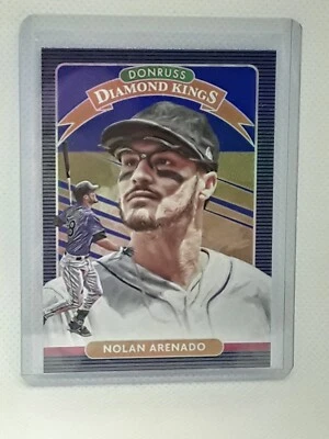 Nolan Arenado 2020 Donruss Variation - BLUE FOIL #29 - Colorado Rockies - Image 1 of 2