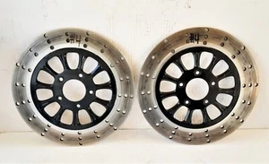 Harley RC Components Black Brake Disc Rotors ZCCOG-117-90-f2k - Picture 1 of 12