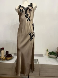 Marjolaine Silk Long  Nightdress size UK 14 FR 44 BNWT RRP £229 - Picture 1 of 4