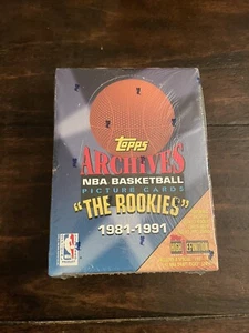 (1) Sealed Box 1992-93 TOPPS ARCHIVES BASKETBALL - THE ROOKIES 1981-1991 - Picture 1 of 6