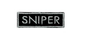 Patch toppe toppa ricamata softair Sniper morale softair backpack us army - Imagen 1 de 1