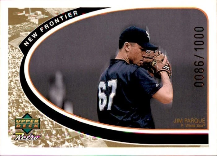 Jim Parque 1998 Upper Deck Retro New Frontier Rookie #NF6 /1000 White Sox SP RC - Image 1 of 2
