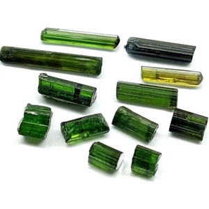 14.85Ct. Natural Gemstone Tourmaline Green&Lemon Green Color Rough Mine Nigeria - Picture 1 of 7