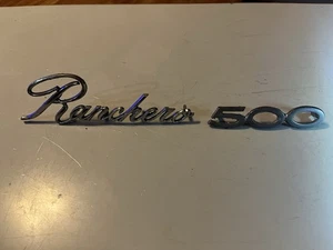 1973 Ford Ranchero 500 Drivers Side Fender Script Emblem - Bild 1 von 9