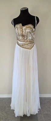 Vestido de noche sin tirantes Terani Couture talla 4  Foto 1 de 4