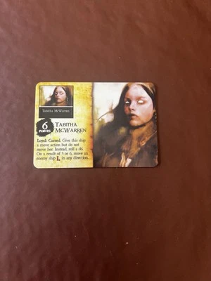 TABITHA MCWARREN Super Rare Fire & Steel Pirates Wizkids CSG Pocketmodel - Image 1 of 2