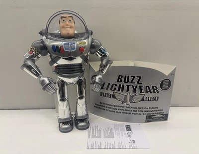 Toy Story 30th Anniversary Chrome Buzz Lightyear Brand New Without Box SOLD OUT - Image 1 of 4