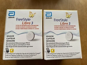 Freestyle libre Sensoren, 2 Pck. MHD: 31.07.2025 - Bild 1 von 1