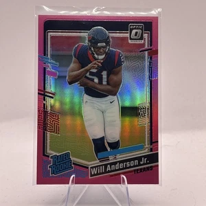 2023 Panini Donruss Optic WILL ANDERSON JR. #246 Pink Prizm Rated Rookie - Picture 1 of 2