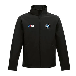 BMW M Sport Jacket Softshell Water Resistant Windproof Outdoors Coat Custom Fit - Picture 1 of 3