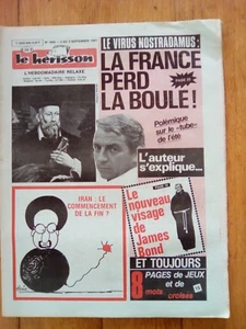 LE HERISSON n°1846 - 1981 - Humour - Nostradamus - Iran - James Bond - Picture 1 of 1