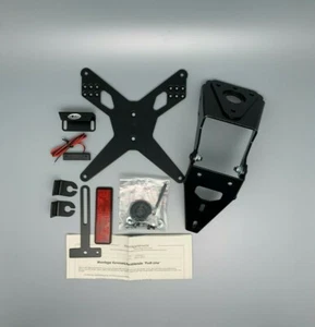 PROTECH KENNZEICHENHALTER X-SHAPE PROFILINE YAMAHA MT 125 BJ. 14- SCHWARZ HALTER - Bild 1 von 11