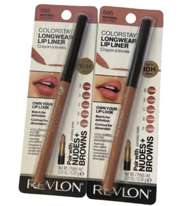 (2 CT) Revlon ColorStay Longwear Lip Liner; 685 Natural *NEW/SEALED* - Picture 1 of 2