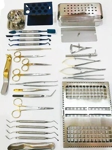 Dental PRF Box Kit Bone Surgery Instruments Implant Surgical Set of 28 PCs CE - Picture 1 of 1