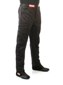 PANTALONES DE CARRERA RACEQUIP Multi Capa Negros SFI 3-2A/5 Nomex Carreras Conducción NUEVOS - Imagen 1 de 3