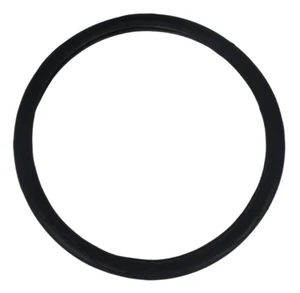 Black Steering Wheel Cover Eco Leather 47cm for Mercedes Actros MP4 Axor trucks - Afbeelding 1 van 4