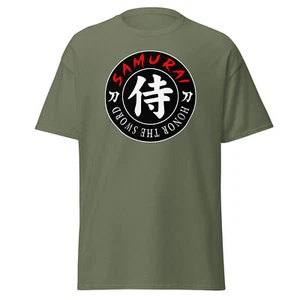 Camisa Manga Corta Samurai Honor the Sword Símbolo Kanji Japonés - Imagen 1 de 10