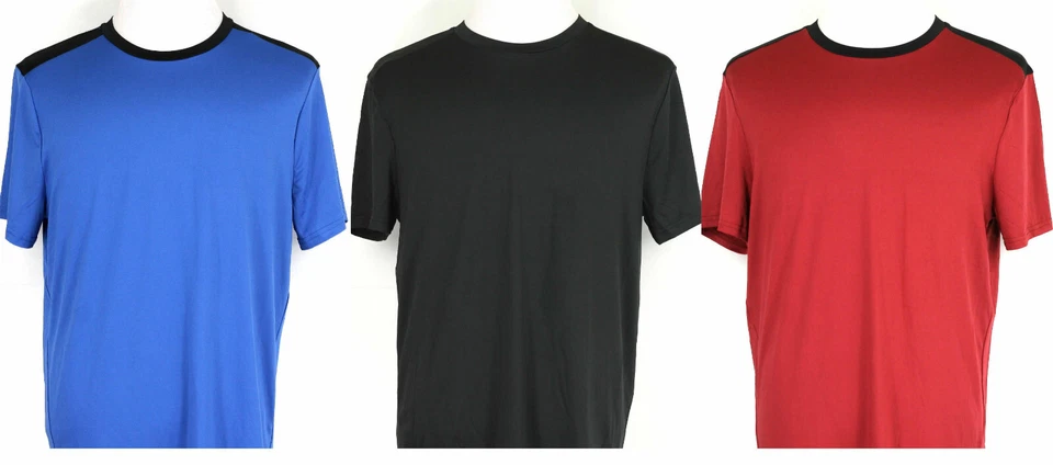 Camiseta RBX Poly Span con inserción en el hombro cuello redondo manga corta S, M, L, XL, 2XL Foto 1 de 1