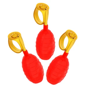 3 Pcs Whole Person Water Spray Ring Red Prank Toys April Fools' Day Tricks - Picture 1 of 12