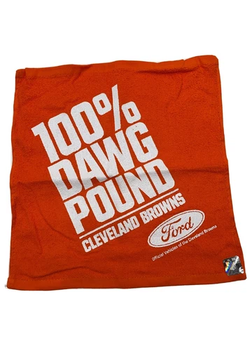 Rally Towel - 100% Dawg Pound - Cleveland Browns - Ford - New! Cover