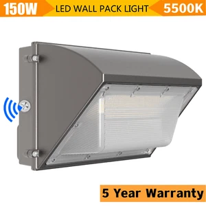 Dusk to Dawn 150W LED Wall Pack Light 18000LM 600W HPS/HID Equivalent 5000K ETL - Picture 1 of 12