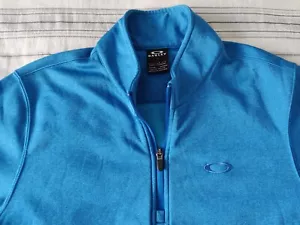 Oakley Performance 1/4 Zip Herren Medium Regular Fit Pullover Blau - Bild 1 von 9