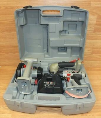 Craftsman (973.110470, 112930, 113450) Power Tool Set in Large Hard Shell Case  - Image 1 of 4