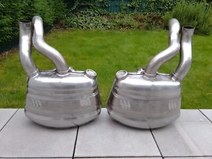 Porsche Carrera 911 997S MK2 Endschalldaempfer rechts+links Endtopf Auspuff TOP - Bild 1 von 16