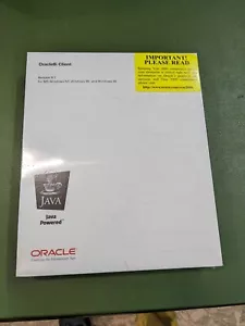 Oracle8i Client Release 8.1 MS Windows NT, 95, 98 Kit #: F50199-01 - Picture 1 of 3