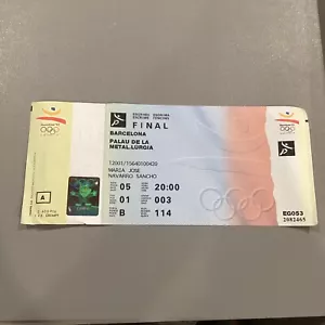 Boleto final de esgrima de los Juegos Olímpicos de Barcelona 1992 - Imagen 1 de 6