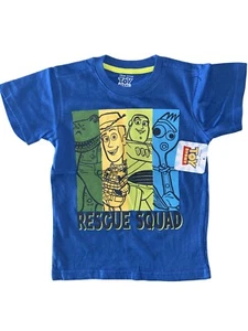 Disney Pixar Toy Story Boys Blue T-shirt ~ Soft Fabric ~ The Perfect Gift ~ - Picture 1 of 3