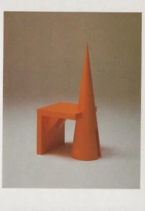 Postcard Ikuyo Mitsuhashi "Kagu-T.D.W. Chair" 1989 Japan Design MINT Unused - Picture 1 of 1