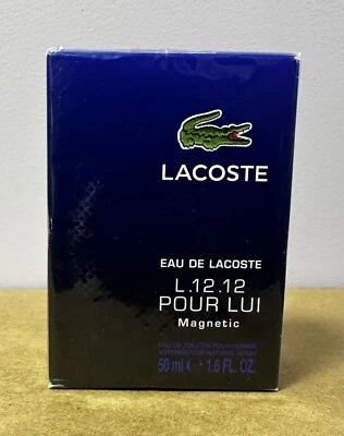 Lacoste Eau De Lacoste L.12.12 Magnetic For Men 1.6 oz/50ml Edt Spray New In Box - Image 1 of 4