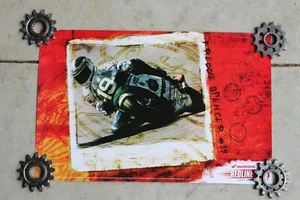 Freddie Spencer Team Honda Shop Sign Street Bike Ride Red Advertisement 8439 Z5 - Picture 1 of 6