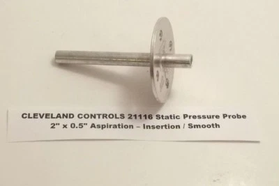 CLEVELAND CONTROLS 21116 Static Pressure Probe 2" x 0.5" Aspiration - Insertion