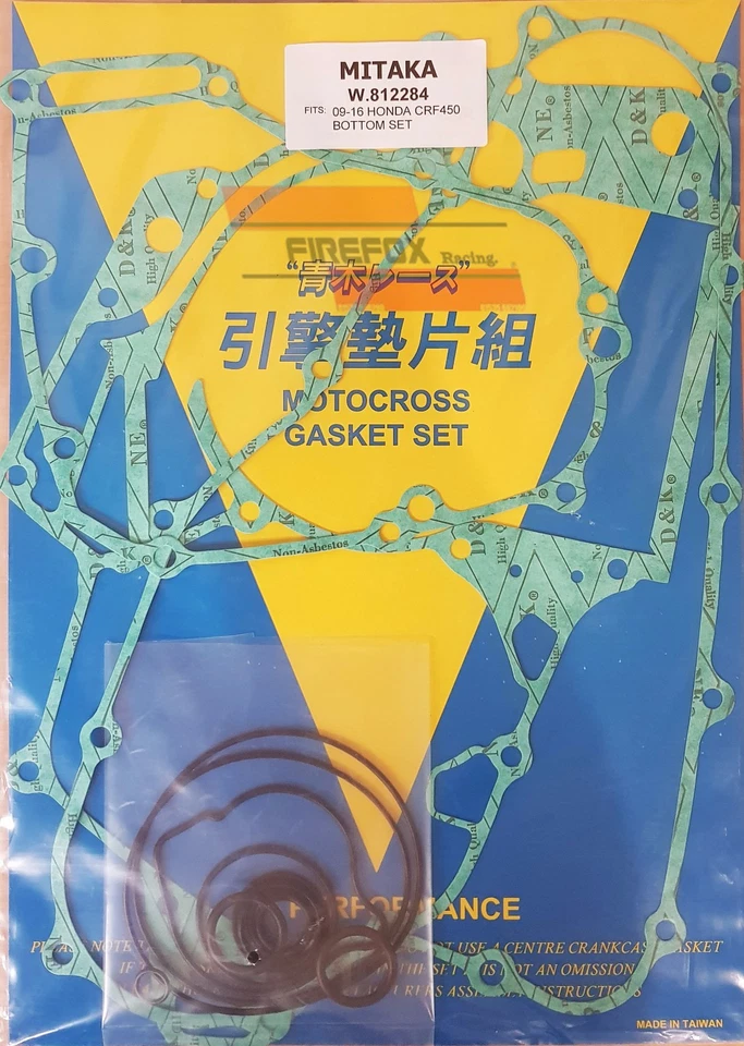MITAKA Kit guarnizioni fondo Honda CRF450 CRF 450 2014 2015 2016
