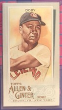 2020 Topps Allen & Ginter’s Mini A&G Back #4 Larry Doby Cleveland